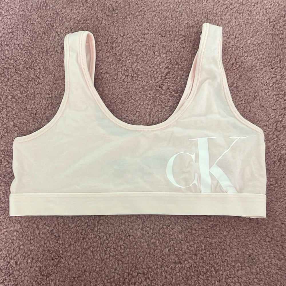 CALVIN KLEIN Girl’s Training Bra Size L 10/12